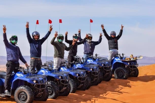 Explore the desert with our Merzouga Quad Tour. Experience adventure and stunning landscapes in an unforgettable journey.